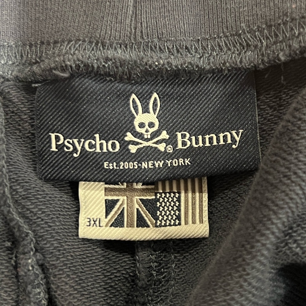Psycho Bunny men’s gray cotton Lafayette sweatpants size 3XL - Picture 6 of 9